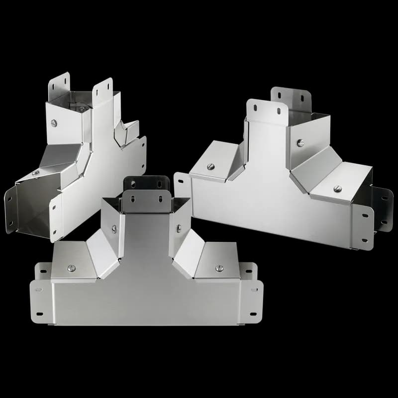 90-Degree Tee CleanTray Inside Cover Sloped, 4.00x6.00, Brushed, SS304