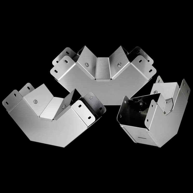 90-Degree Elbow CleanTray Inside Cover Sloped, 4.00x6.00, Brushed, SS304