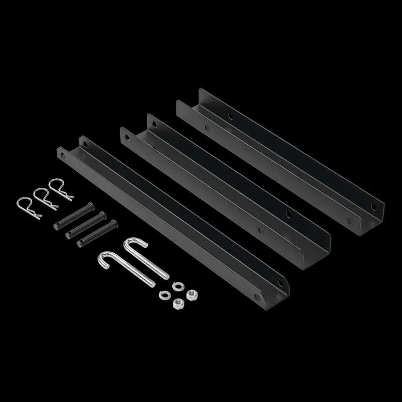 Modular Triangle Support Bracket Kit, fits 24.00, Black, Steel