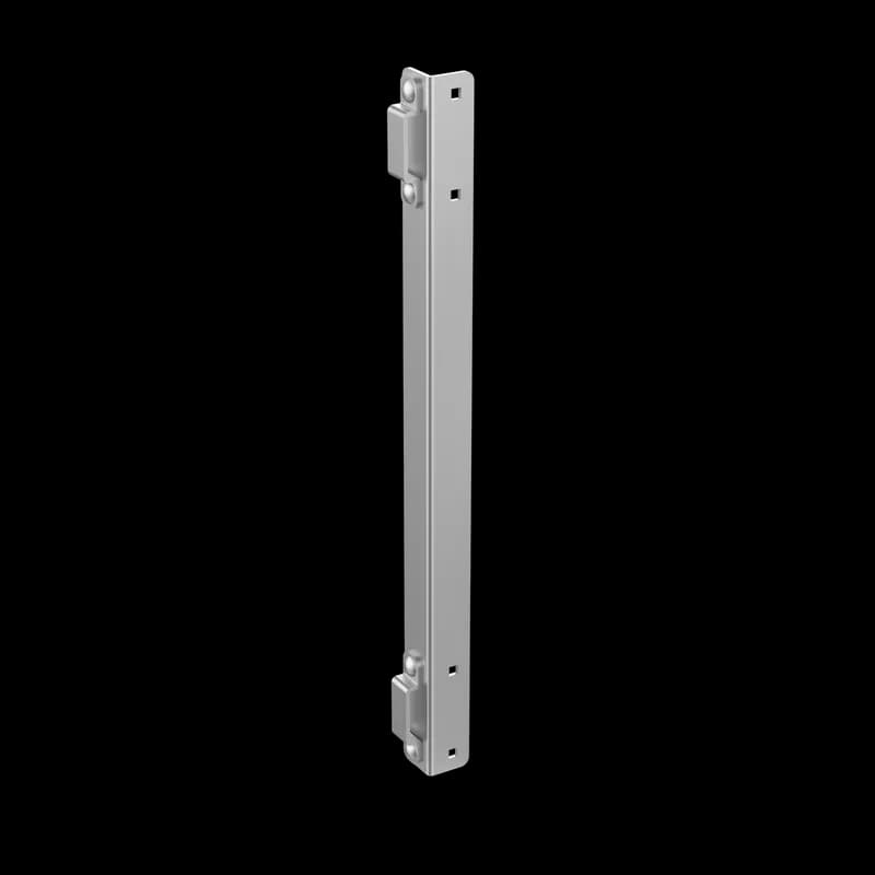 Runway Overhead 12-inch Stack Kit, Plated, Mild Steel