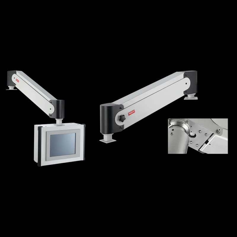 nVent VHD36 - Syspend VHD-Motion Arm Type 4, 10.18x40.65x4.86, Lt Gray, Steel