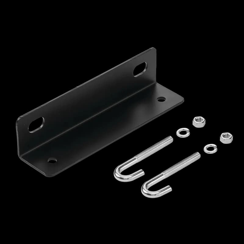 Wall Angle Support, fits 24.00, Black, Steel