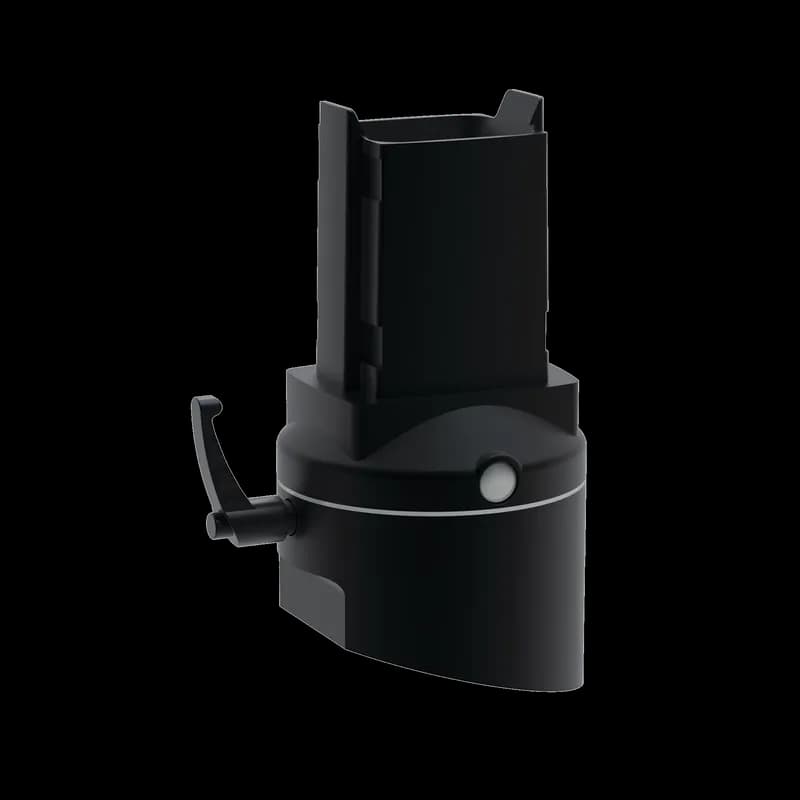 Syspend 281-Max Angle Coupling Tilted Back, 8.15x4.33x4.33, Black, Aluminum