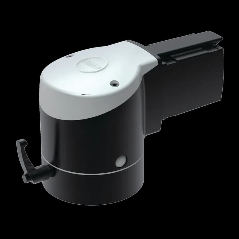 Syspend 281-Max Flange Elbow Coupling, 8.43x4.33x5.47, Black, Aluminum