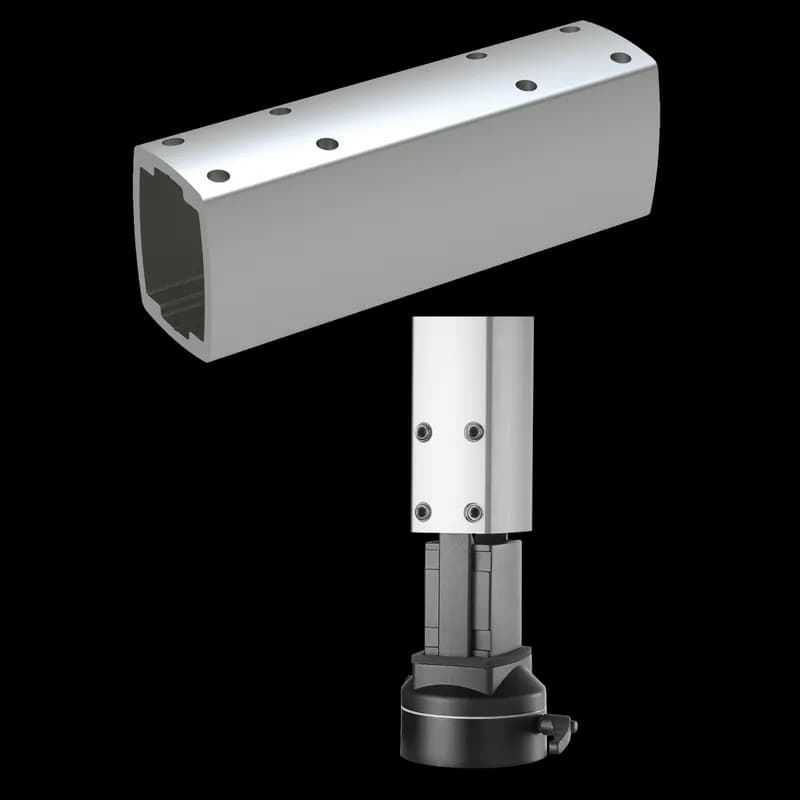 nVent S2MT2000 - Syspend 281-Max Tube 2000mm, 3.54x2.76x78.74, Anodized, Aluminum