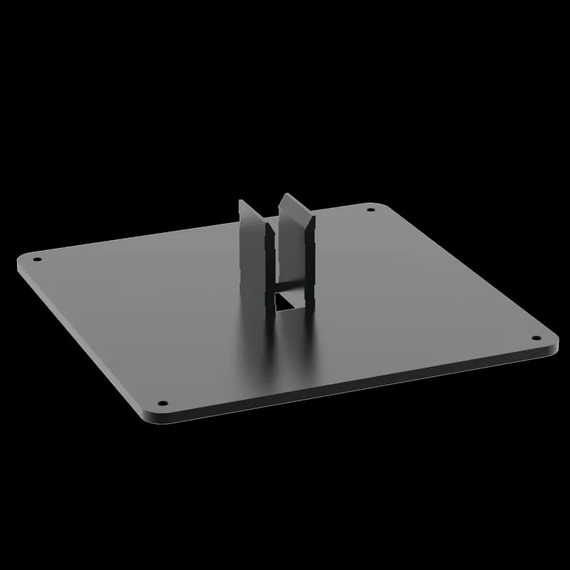 nVent S2MPBS - Syspend 281-Max Small Pedestal Base, 15.83x15.83x4.41, Black, Steel