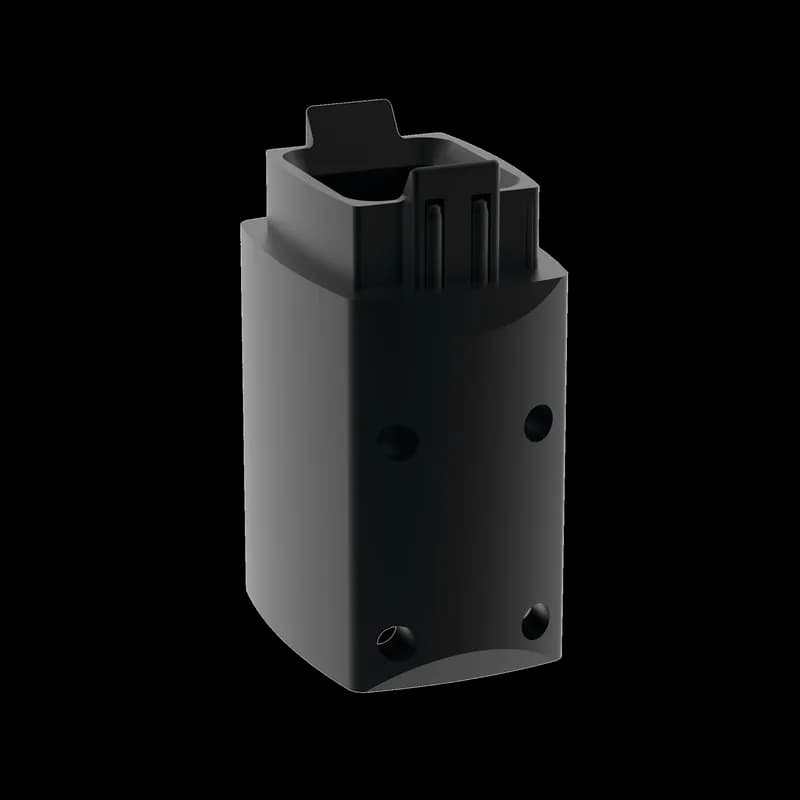 nVent S2MTA - Syspend 281-Max Tube Adapter, 4.02x2.83x5.51, Black, Aluminum