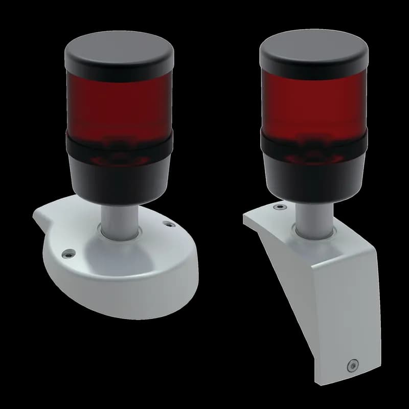 nVent S2MLSAR - Syspend 281-Max Signal Light Adapter Round, 4.65x4.65x2.05, Gray, Plastic