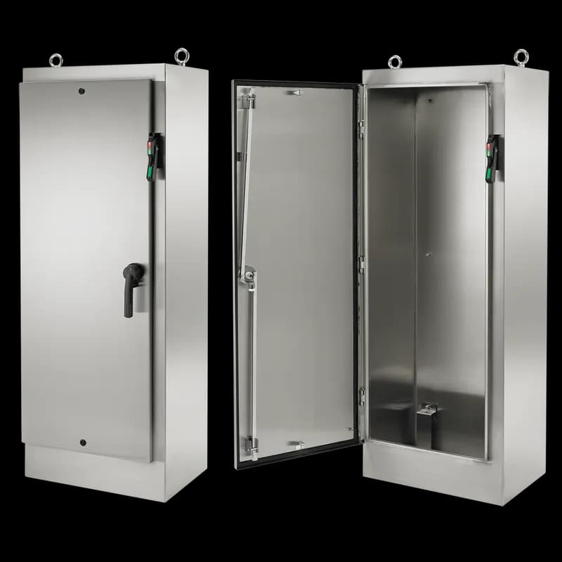 Freestand Disconnect 1-Door 1/4-Turn 3pt Latch Type 4X, 72x39x24, Brushed, SS304
