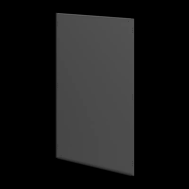 ProLine Side Barrier Panel, 76.34x45.4x1, Black, Mild Steel