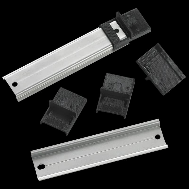 DIN Rail Mounting Adapter, Plastic