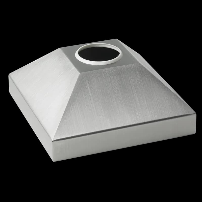 nVent SBCSS - Syspend Sanitary HMI Base Bracket Cover, 4x9x9, Brushed, SS304