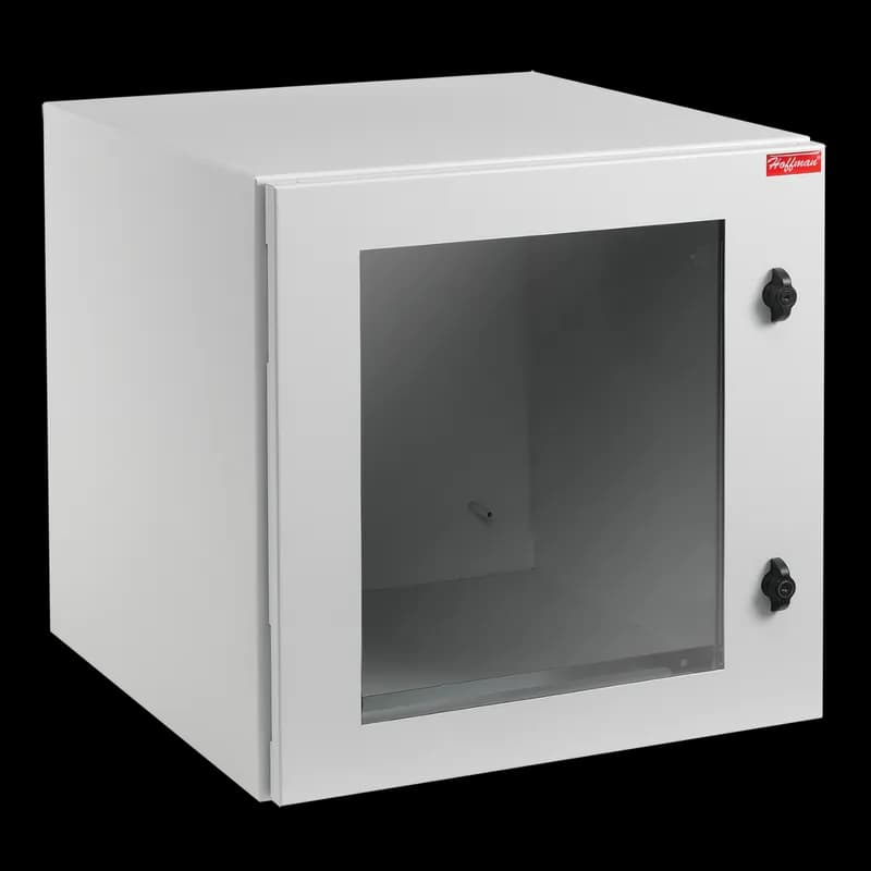 nVent PTRW242424G2 - ProTek Single-Door Window Type 4 12, 24.09x23.62x24.02, Lt Gray, Steel