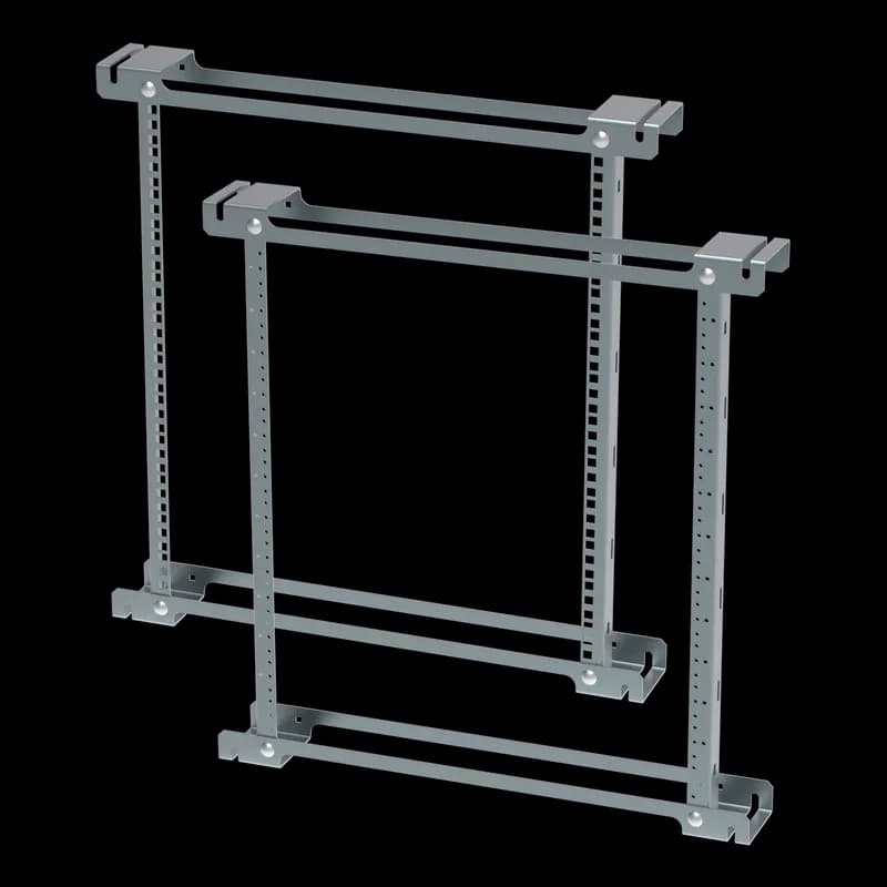 nVent PTRA36T - ProTek Rack Angles Tapped, 33.25 19U, Plated, Steel