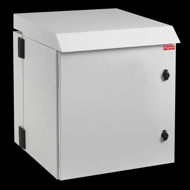 nVent PTHW242424GF - ProTek Double-Hinge Fan Package Window Type 1, 24.09x23.62x24.02, Lt Gray, Steel