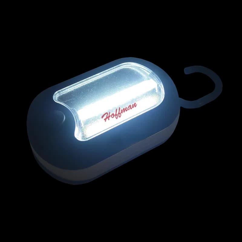 LED Puck Light, 2.25x3.75x1.38, Black, Plastic