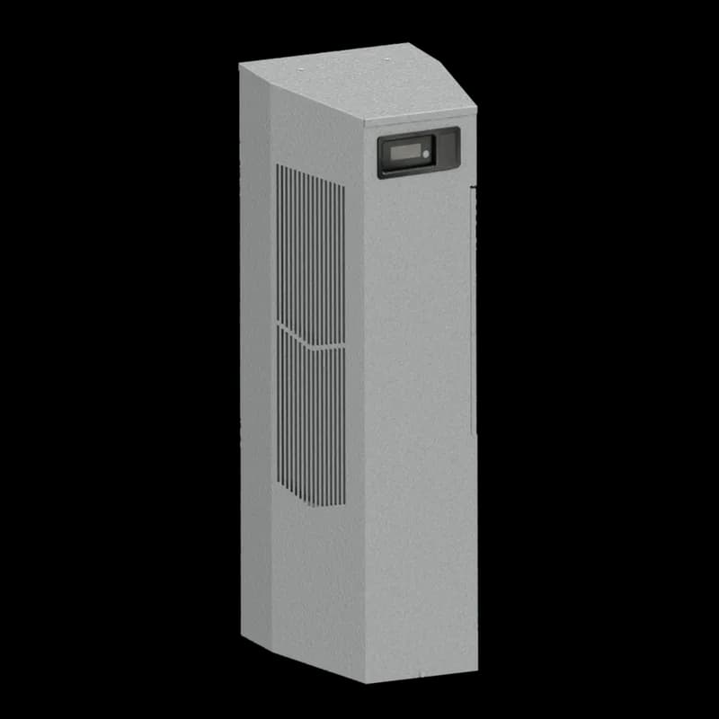 nVent N360846G060 - SpectraCool Narrow Indoor/Outdoor AC with RAC, 8000 BTU 460V, Lt Gray, Steel
