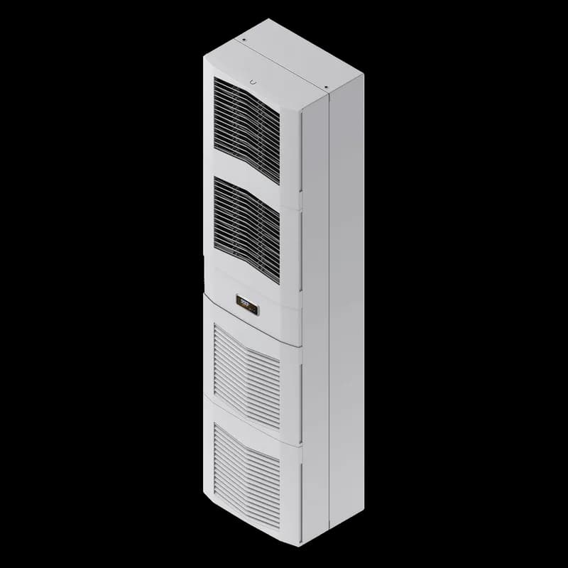 nVent S101516G060 - SpectraCool Slim Fit Indoor AC S10, 1500W 115V With RAC, Light Gray, Steel