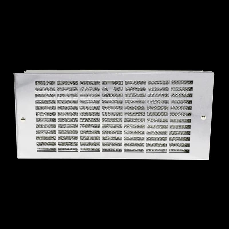Filter Grille Panel, 10.50x19.00x1.37, Mill, Aluminum