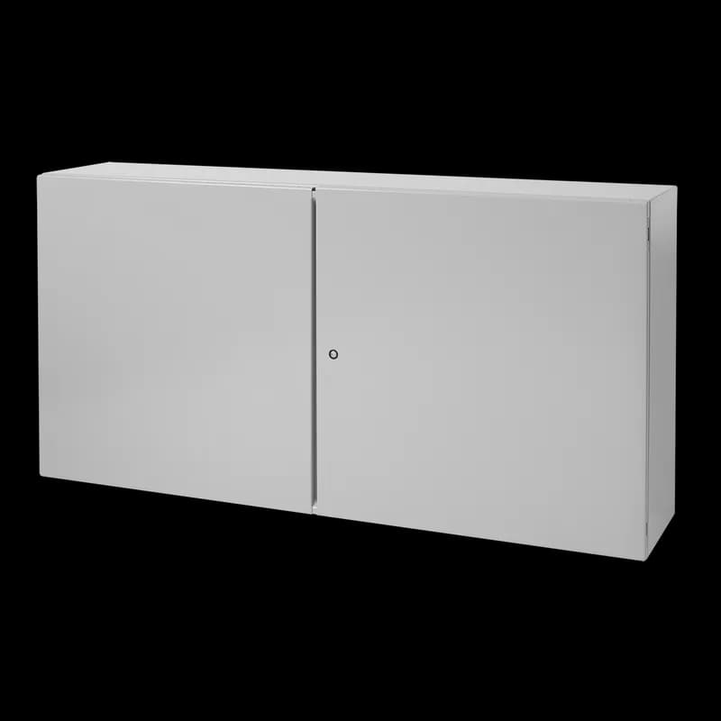 nVent CTD304210LG - Concept Two-Door Enclosure, 30.00x42.00x10.00, Lt Gray, Steel