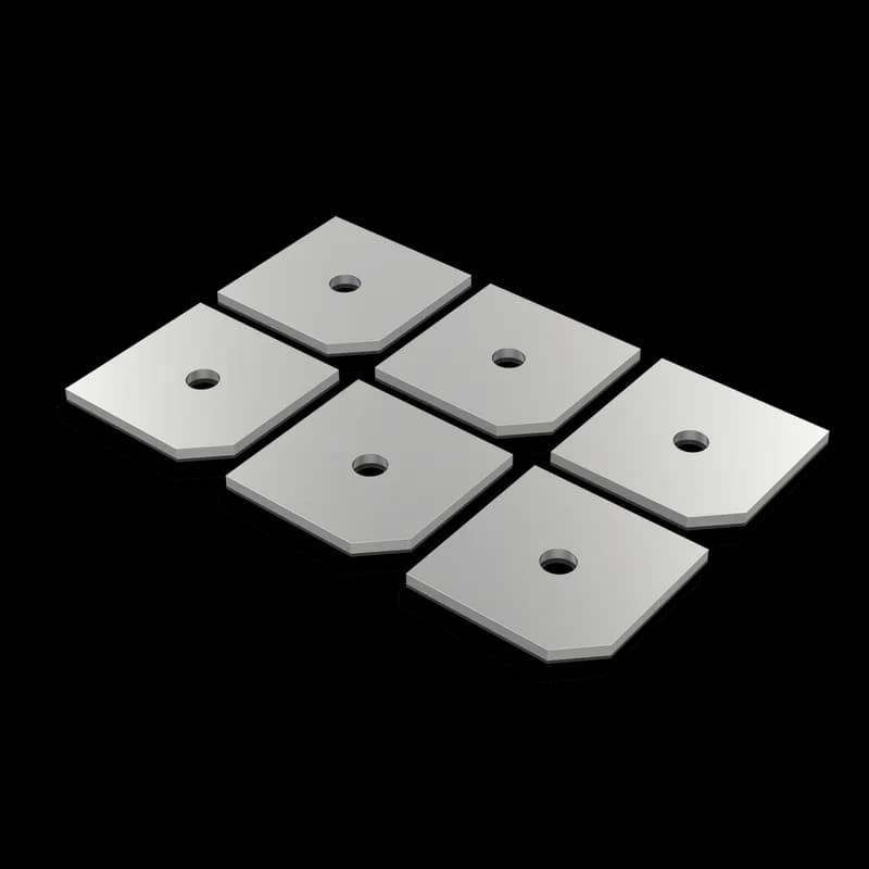 Seismic Mounting Plate Kits, 5/8 inch, Brushed, SS316