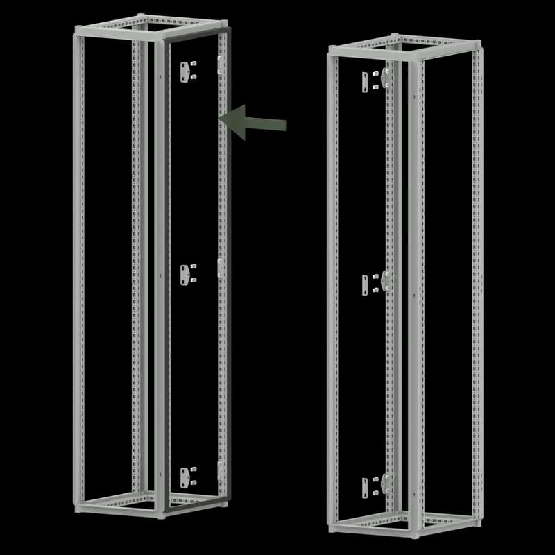 ProLine G2 Frame Joining Kit, G2 Side to G2 Side, Black, Rubber