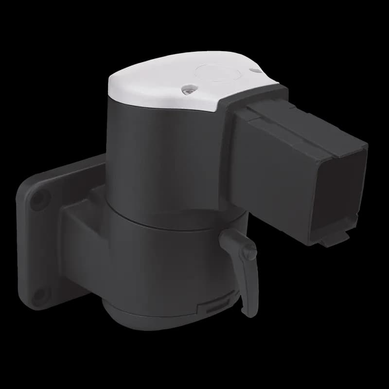 Syspend 180-Max Horizontal Wall Joint, 8.29x9.02x9.02, Black, Aluminum