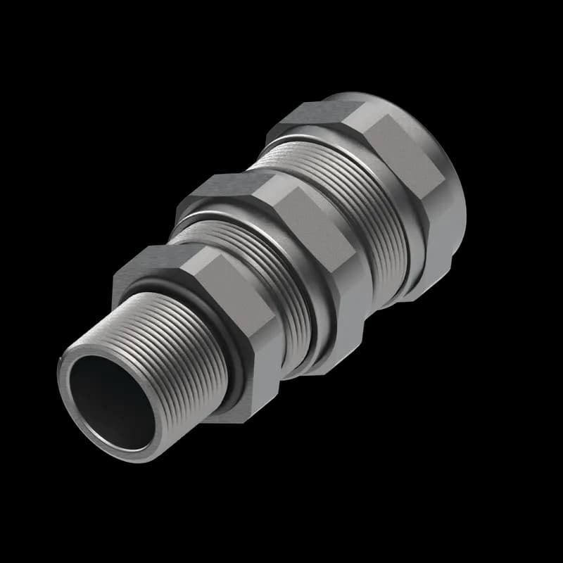 Hazloc Cable Glands for Armored Cable (Ex d/e/tb), Stainless Steel 316L, NPT1/2"