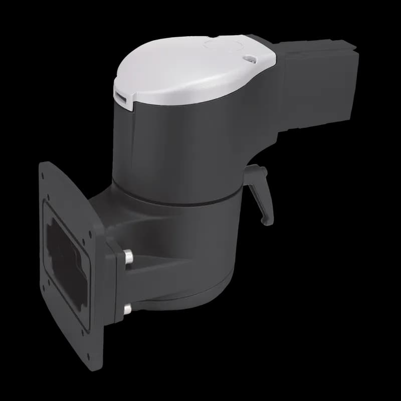 Syspend 180-Max Horizontal Panel Coupling, 8.73x9.25x4.71, Lt Gray, Aluminum