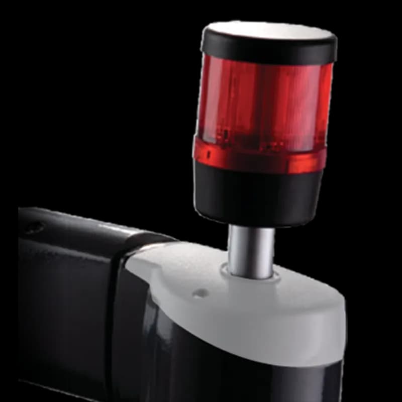 Syspend 180-Max Signal Light Adapter Round, White, Aluminum