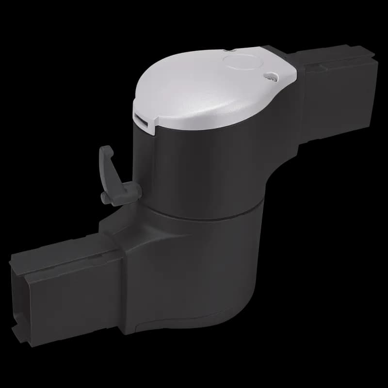 Syspend 180-Max Intermediate Joint, 7.64x11.42x3.94, Lt Gray, Aluminum