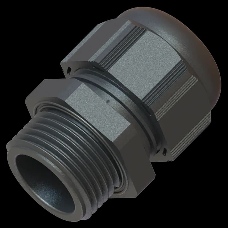 Hazloc Cable Glands for Non Armored Cable, Non-Metallic (Ex e/tb), NPT3/4"