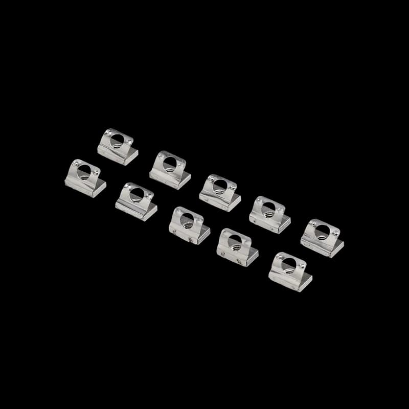 Spring Nut for Syspend Aluminum HMI, Anodized, Aluminum