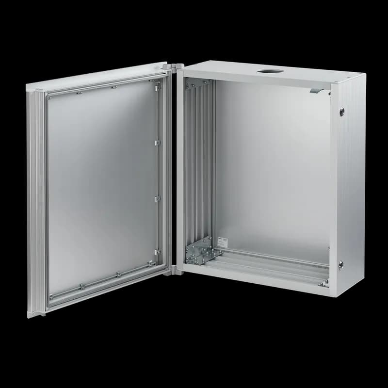nVent SY252516A - Syspend Aluminum HMI Enclosure Type 12, 250x250x166, Lt Gray, Aluminum
