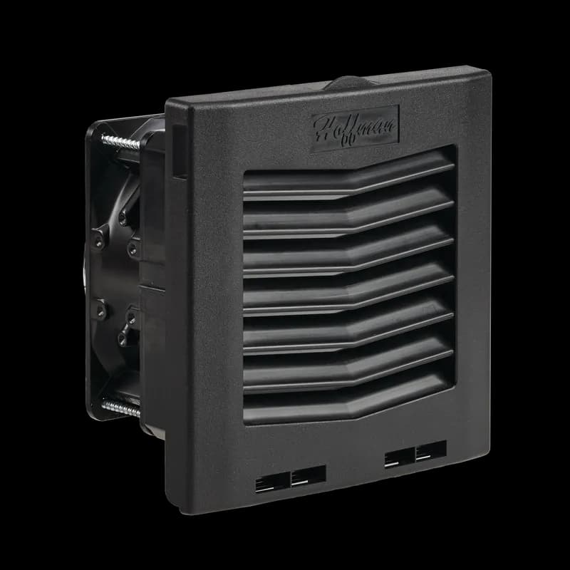 HF05 Side-Mount Filter Fan, 24V 12CFM, Black