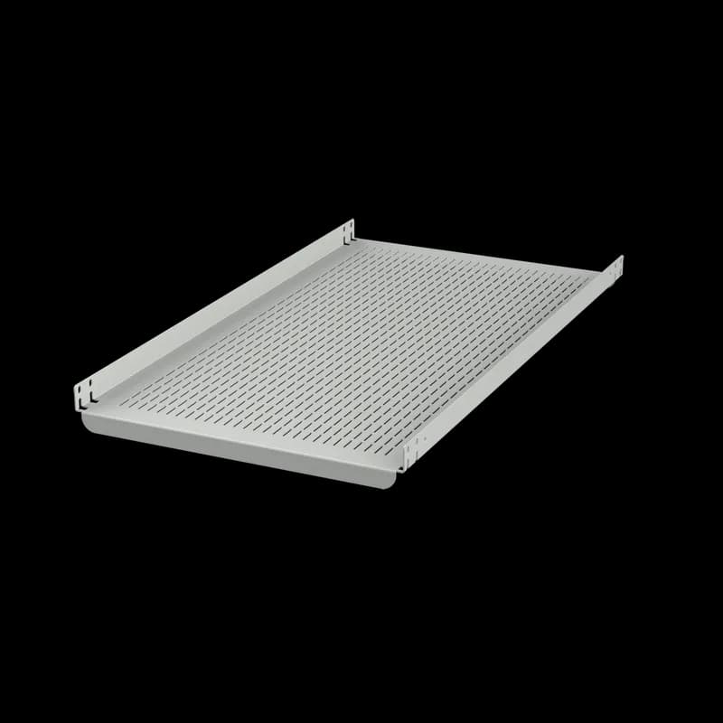 ProLine G2 Rack-Mount Fixed Shelf, 19-inch, fits 1000D, Light Gray, Steel