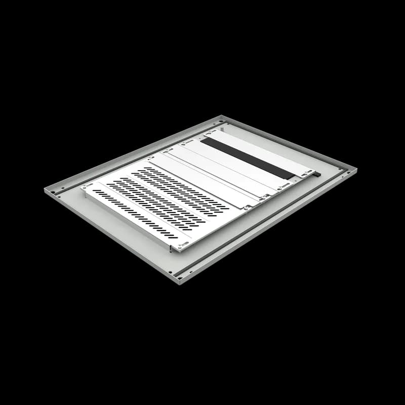 ProLine G2 Vented Gland Plate, 1200 x 600, Steel, Light Gray