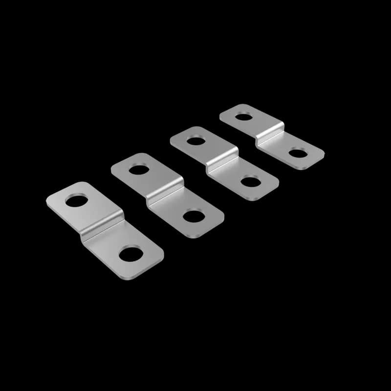 External Frame Floor Mounting Bracket Kit, Steel, Galvanized