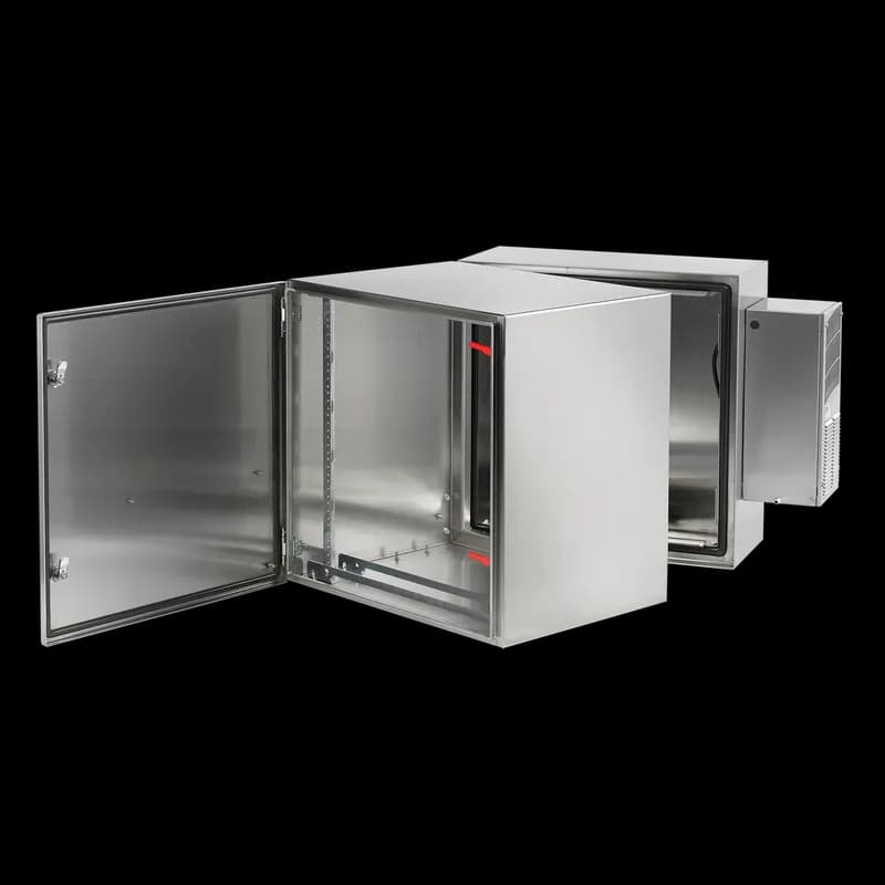 ProTek Double-Hinge Solid AC Type 4 4X 12, 48.54x23.62x31.06, Brushed, SS304