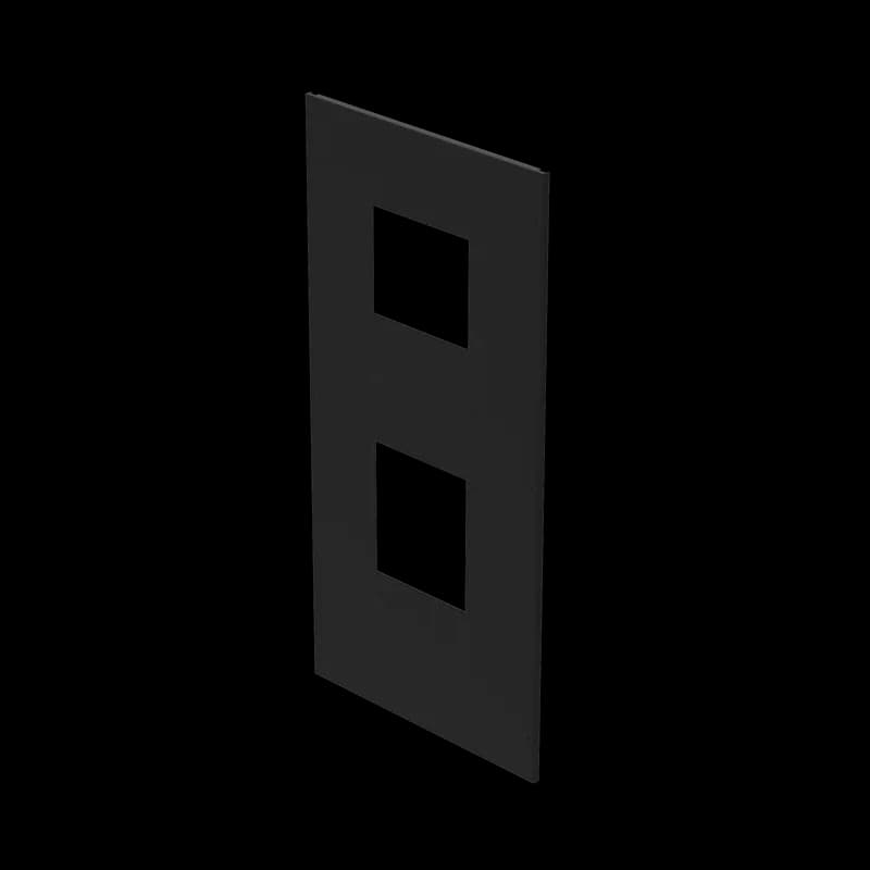 ProLine V/D Server Cabinet AC Cutout Type 12, fits 1939x953mm, Black, Steel