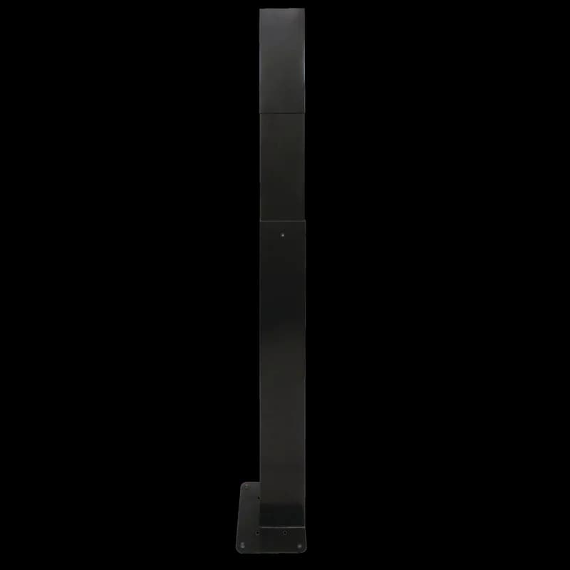 Express Adjustable Mounting Post, 84.00x12.00x10.00, Black, Steel