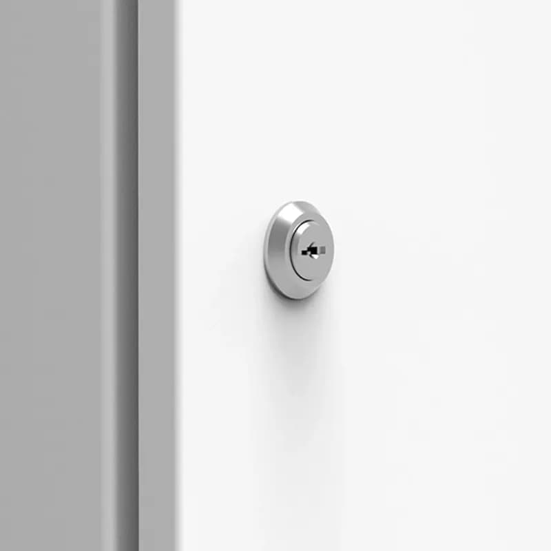 Locks Wall Mount Enclosure, ALL, 30x30x36mm, Chrome Plt, Steel, ADA Ronis C21323