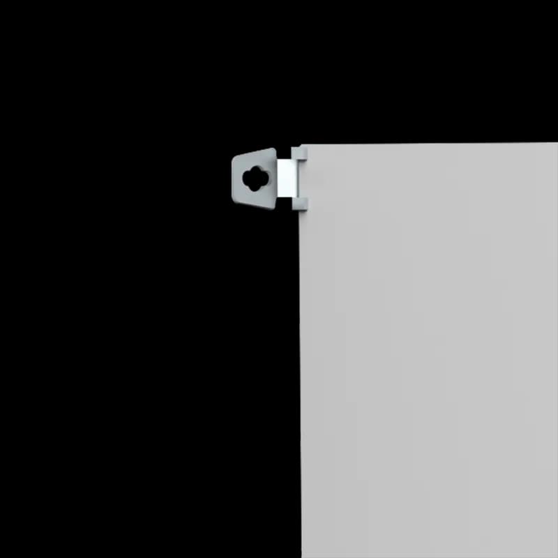 Wall Mounting Brackets, AW, 36x76x21mm, Zinc Plated, Mild Steel