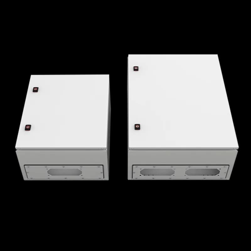 Adapter Gland Plates Wall Mounted Enclosures, AFA, 2x442x128mm, Lt Gray, Steel
