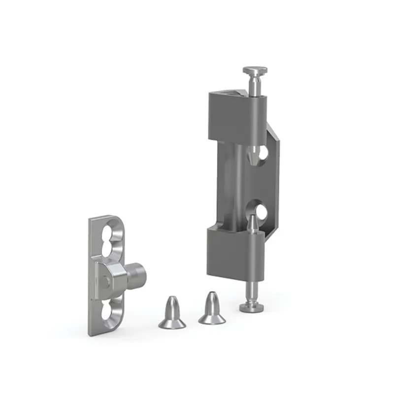 Door Mounting Kits, DNMK, 75x27x22mm, Zinc Plated, Mild Steel, Single Door