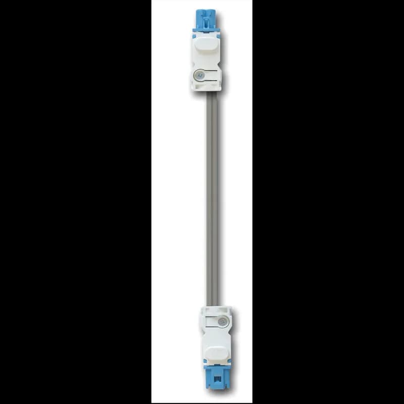 Cable Through-Wiring for EL LED Enclosure Lights, 1.0M, 24VDC 2-Pole, Gray