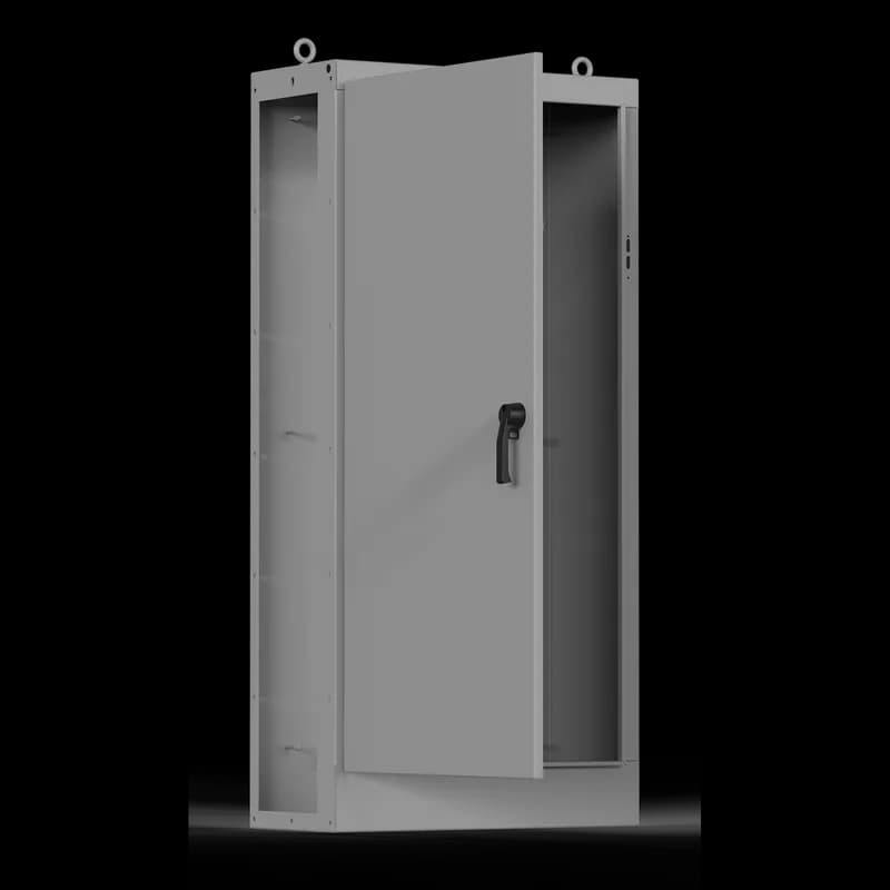 Universal Free-Stand Left Side Open, 84.13x40.24x24.13, Gray, Steel