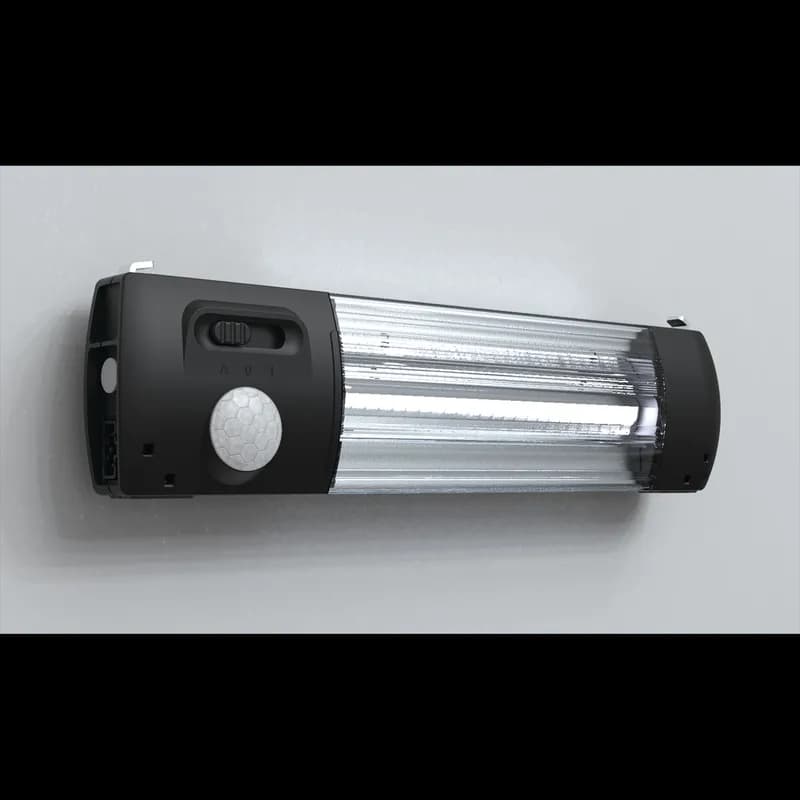 EL LED Enclosure Light With Motion Sensor, 1200 lm, 100-240 VAC