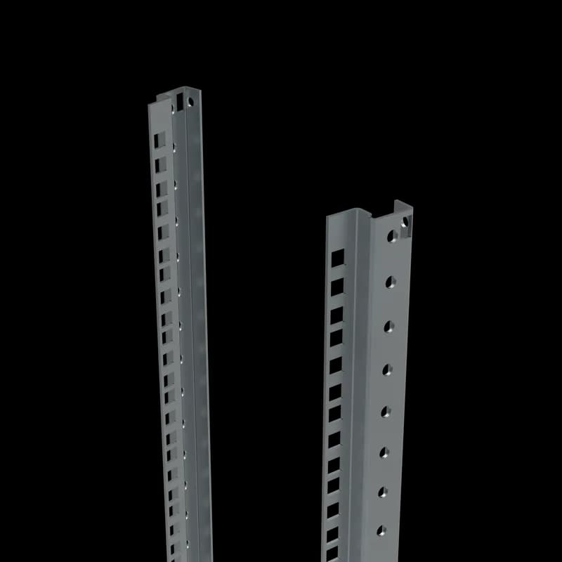 Mounting Profile 19-Inch 47U, CIPD, 2102x45x15mm, Zinc Plated, Mild Steel