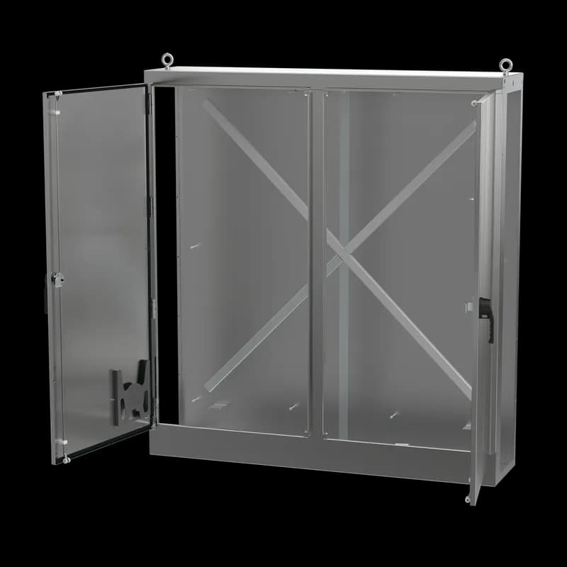 Universal Free-Stand Both Sides Open, 84.13x77.99x18.11, Stainless Steel 304